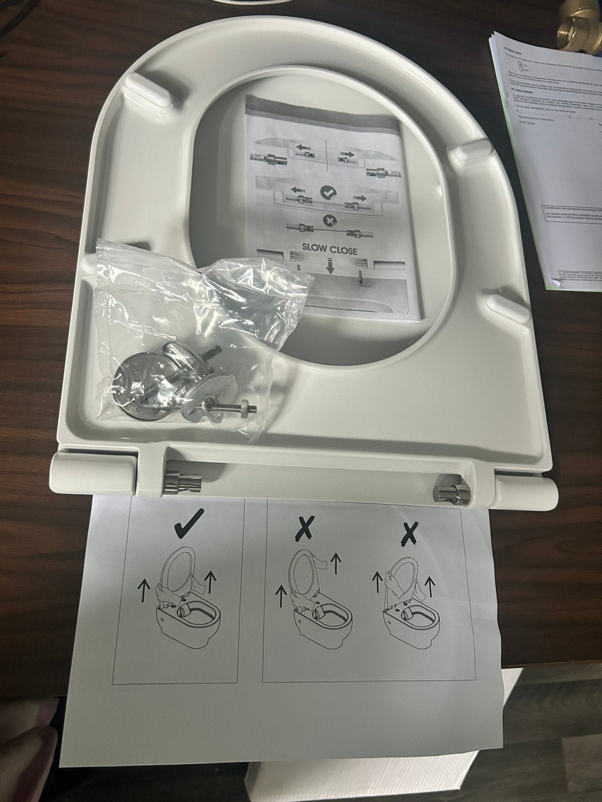 Abattant WC neuf à fermeture progressive – Blanc, Enlèvement ou Envoi, Comme neuf, Toilettes
