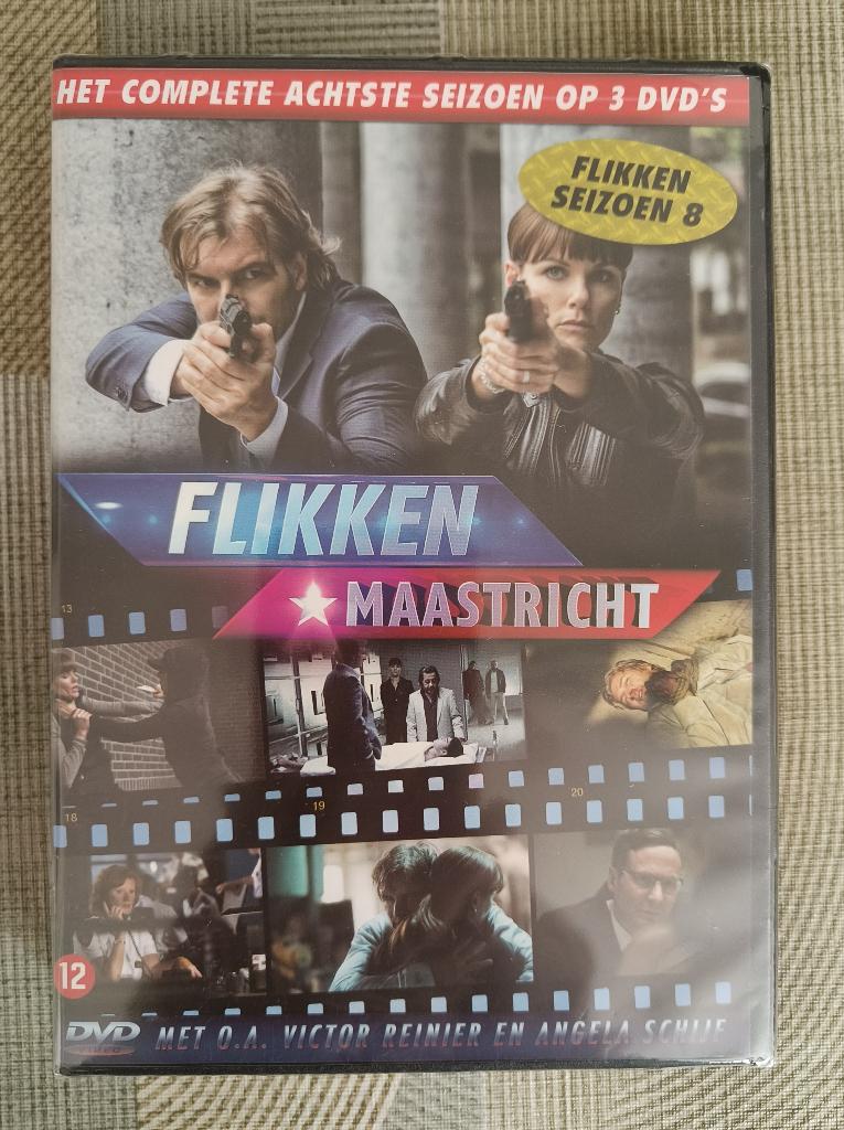 dvd Flikken Maastricht seizoen 8, Cd's en Dvd's, Ophalen, Boxset, Actie en Avontuur, Nieuw in verpakking