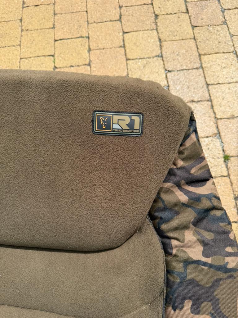 Fox camo bedchair R1 te koop, Enlèvement, Comme neuf