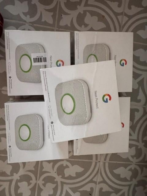 Nest protect rookmelder 5 stuks - NIEUW, Doe-het-zelf en Bouw, Ophalen, Detector, Sensor of Melder, Nieuw, Rook