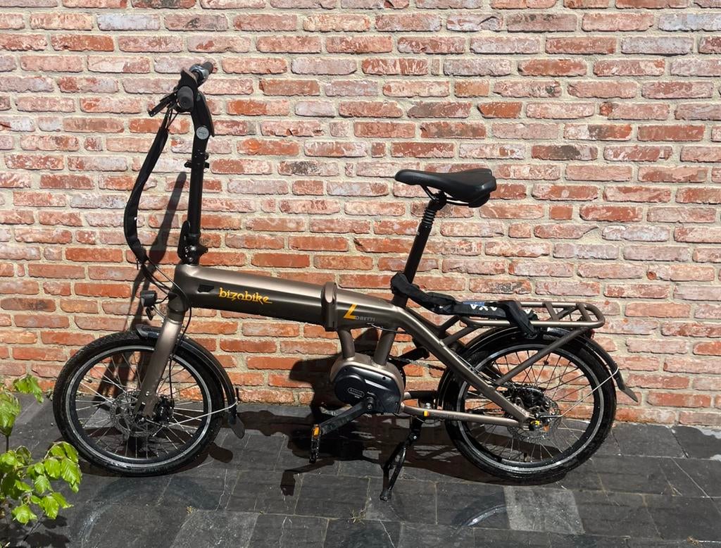 Bizobike Loretti 20’’ 380Wh Brons electrische plooifiets, Ophalen, Zo goed als nieuw, Overige merken