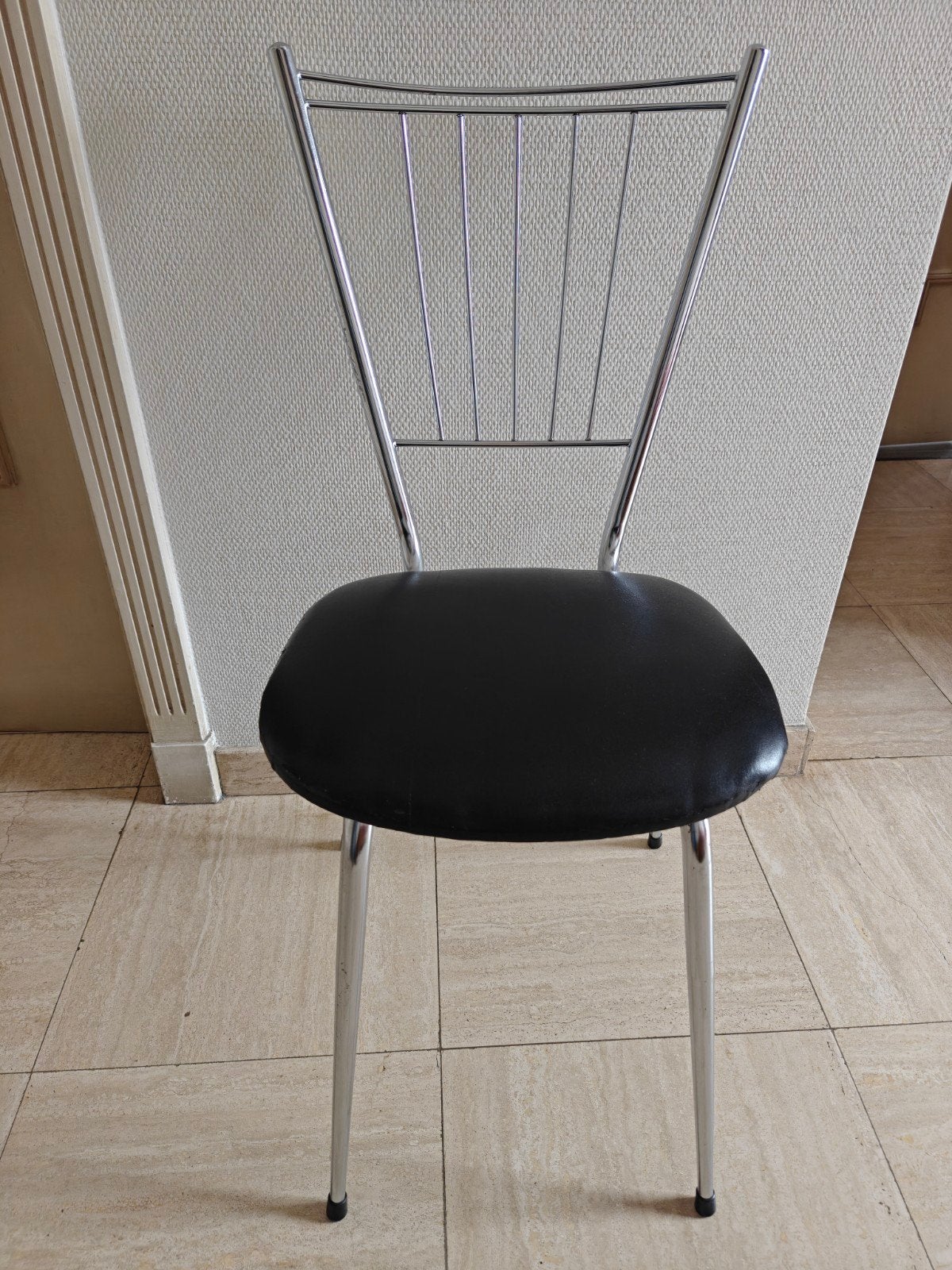 Vintage keukenstoelen, Huis en Inrichting, Ophalen, Gebruikt, Metaal, Vijf, Zes of meer stoelen