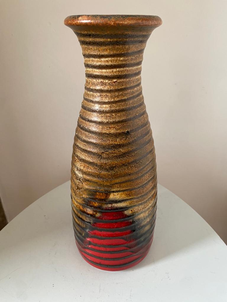 Vase vintage west germany Scheurich, Antiquités & Art, Enlèvement ou Envoi