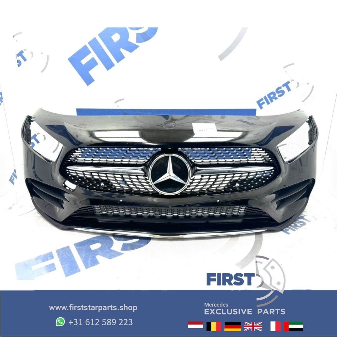 W177 BUMPER AMG LINE VOORBUMPER A KLASSE 2022 35 ZWART WIT G
