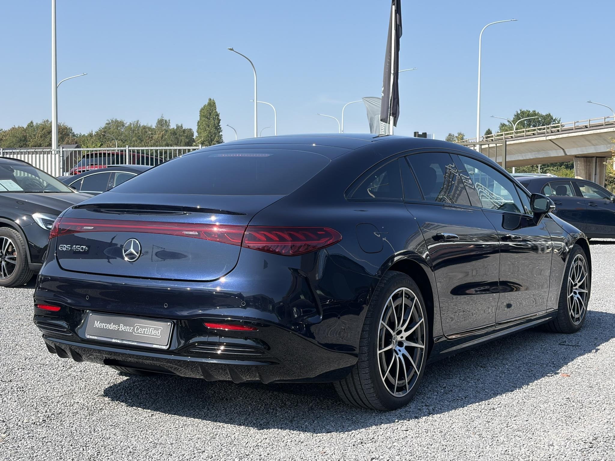Mercedes-Benz EQS 450+ AMG Line, Auto's, Mercedes-Benz, Automaat, 4 deurs, Gebruikt, 333 pk