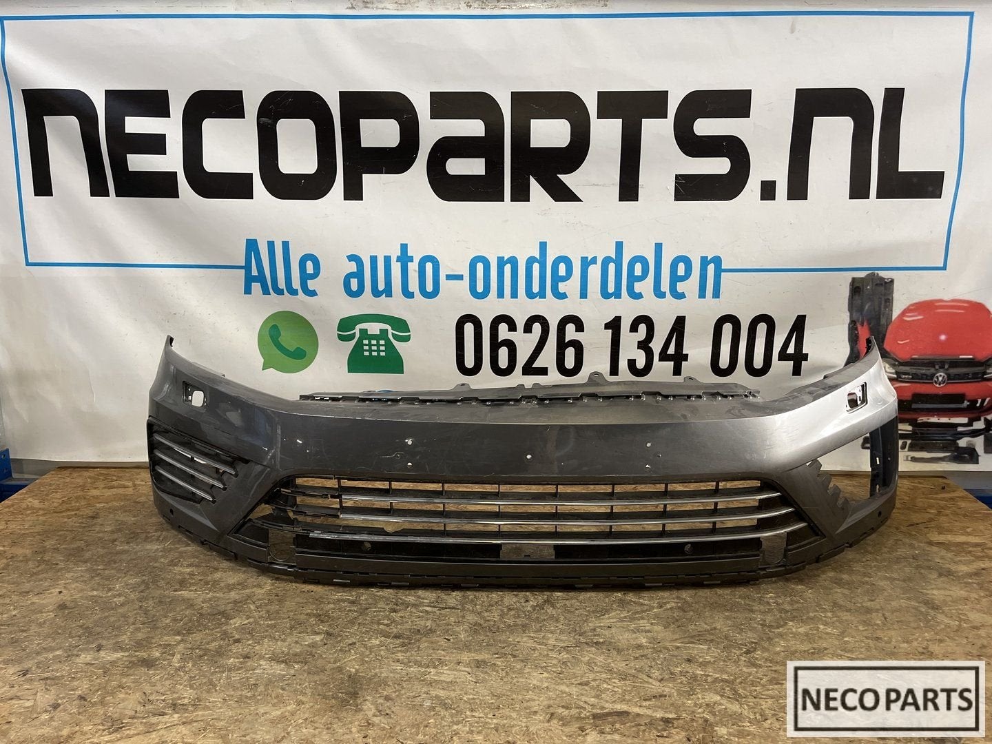 VOLKSWAGEN TOUAREG 7P VOORBUMPER BUMPER ORIGINEEL, Volkswagen, -, Utilisé, -