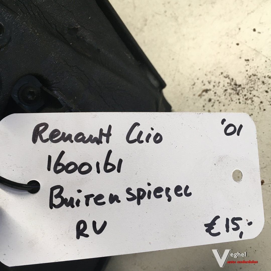 Renault Clio 2001  1600161  Buitenspiegel Rechtsvoor  Handbe, Gebruikt, -, -, Ophalen of Verzenden
