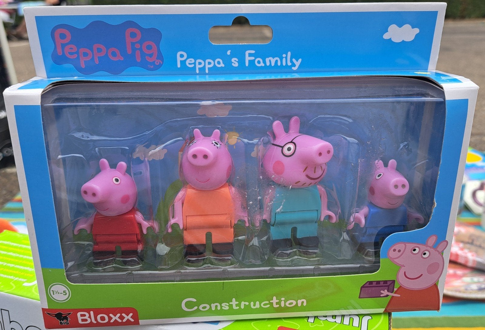 Peppa pig familie - constructie mannetjes, Ophalen of Verzenden