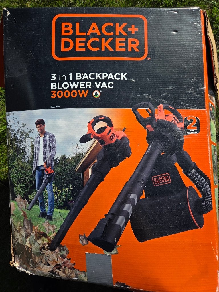 bladblazer black & decker, Ophalen, Gebruikt, Met opvangzak