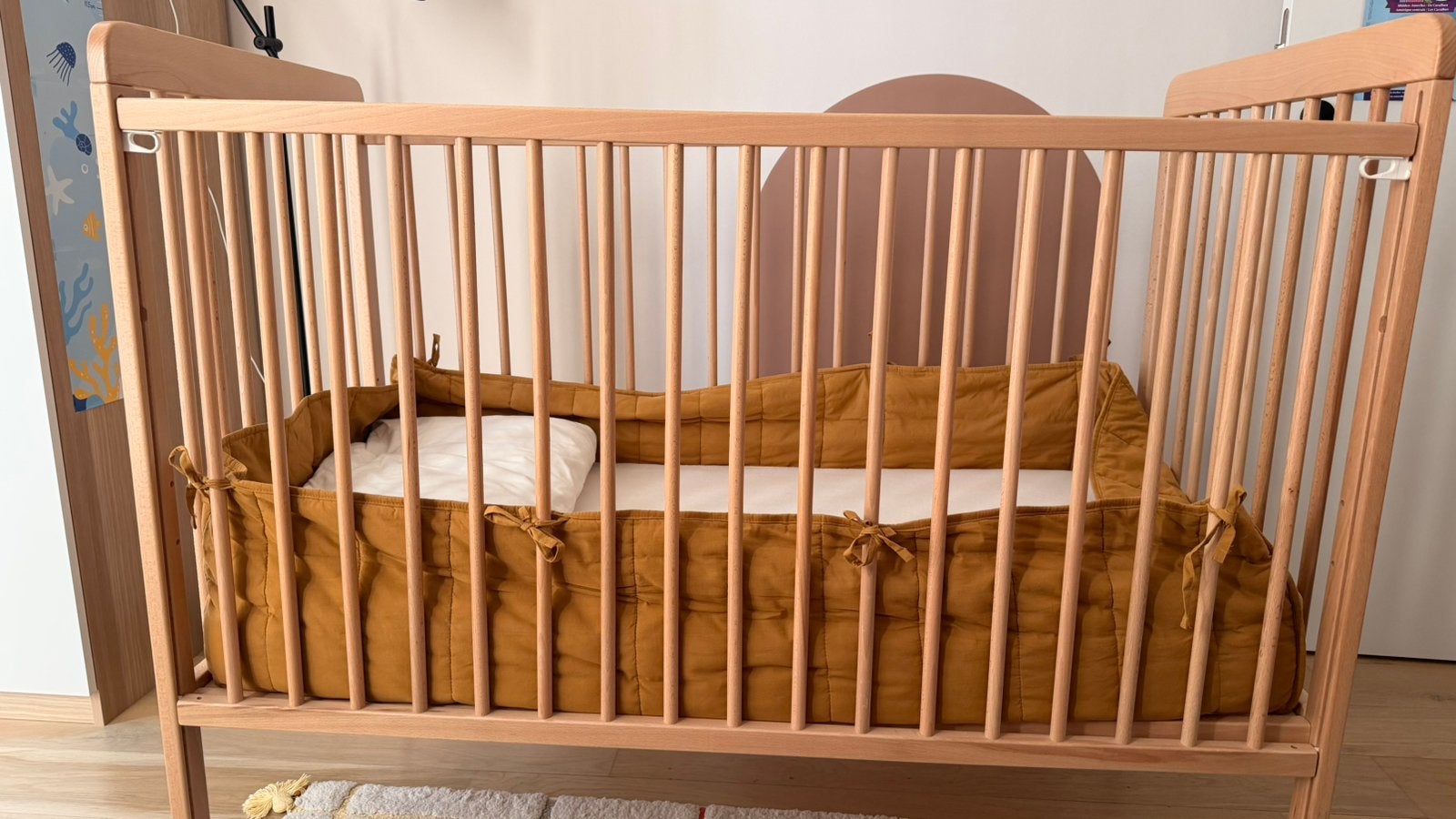 60x120 verschuifbaar kooibed met matras inbegrepen, Kinderen en Baby's, Ophalen, Zo goed als nieuw, Ledikant