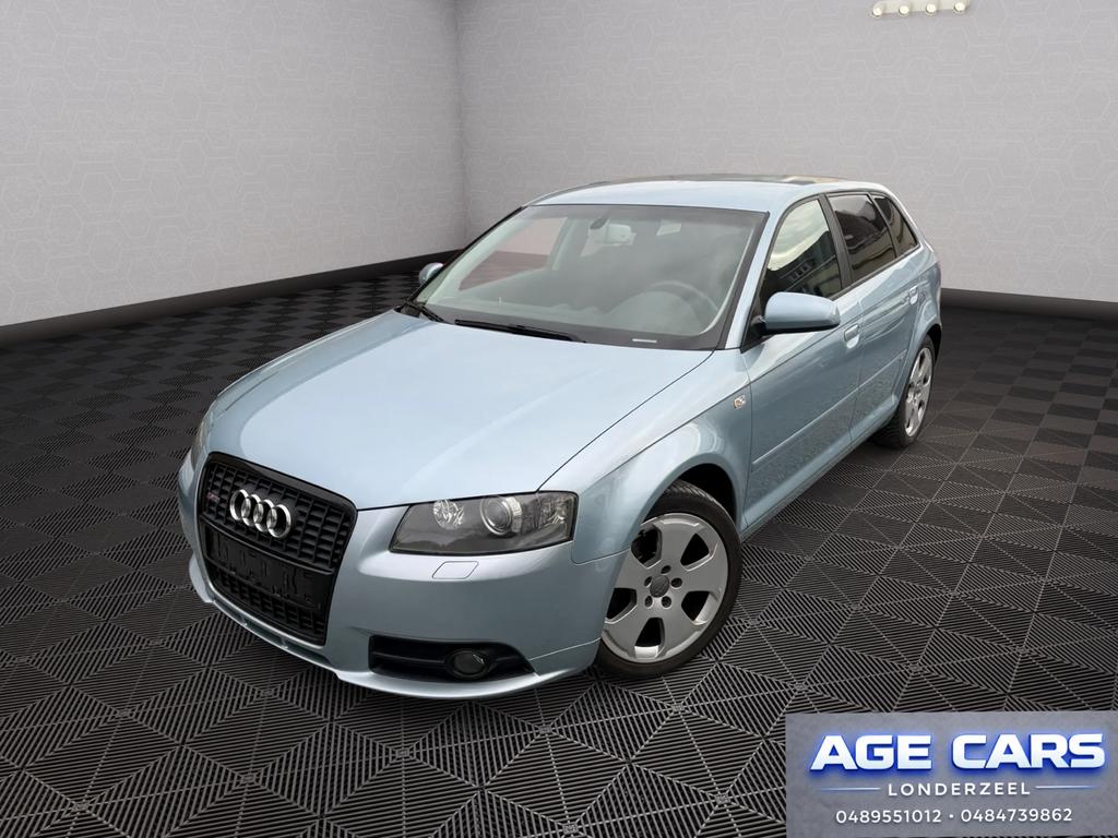 S-Line Audi A3 Sportback 1.8 TFSI benzine, Auto's, Audi, 4 cilinders, Traction-control, Zwart, Bedrijf