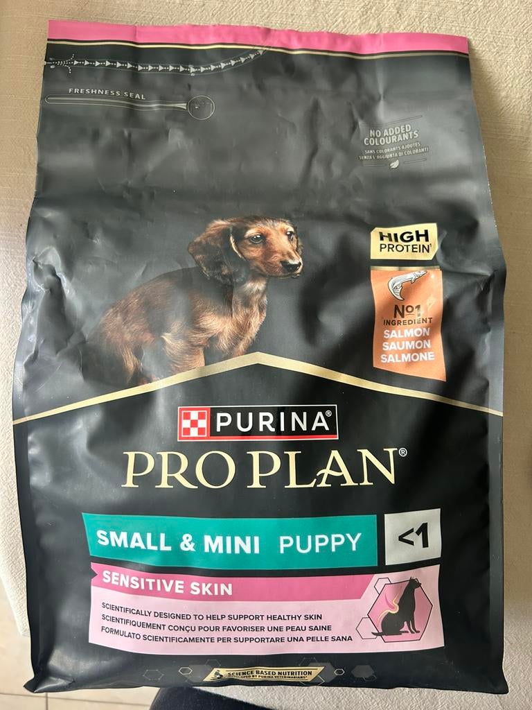 Purina Pro Plan Puppy brokken (Small & Mini) Zalm 3kg, Dieren en Toebehoren, Ophalen, Hond