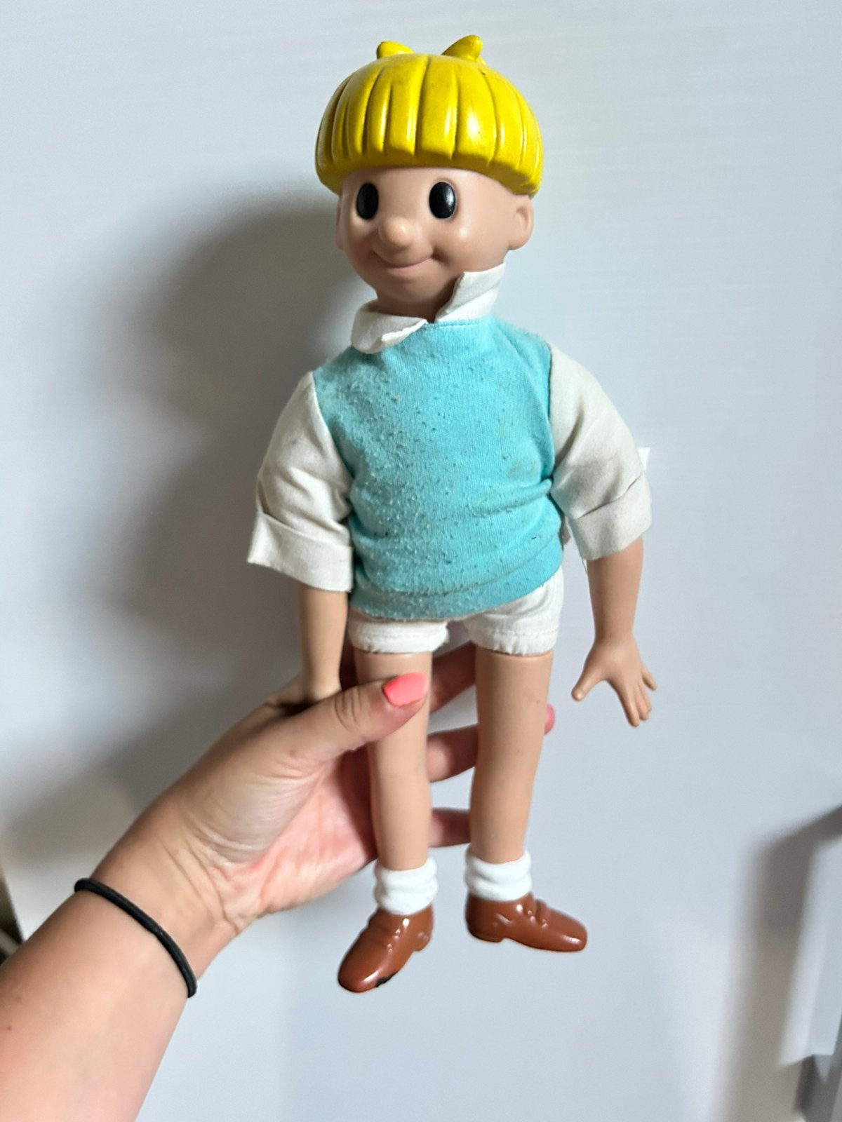 Poupée Jommeke vintage - Années 70/80 - avec étiquette, Enlèvement ou Envoi, Vêtements