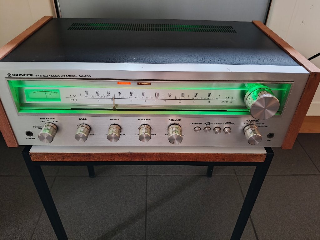 Pioneer SX450, compleet gereviseerd, TOP geluid, TV, Hi-fi & Vidéo, Chaîne Hi-fi, Haut-parleurs, Reconditionné, Enlèvement, Pioneer
