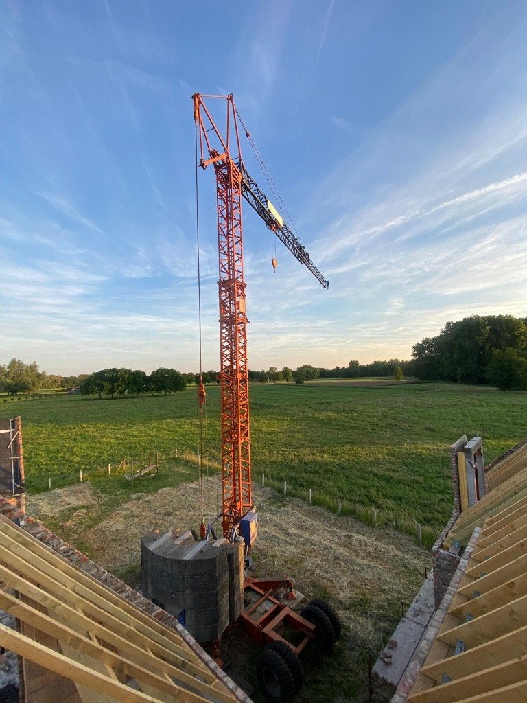 Bouwkraan, Ophalen, Kraan