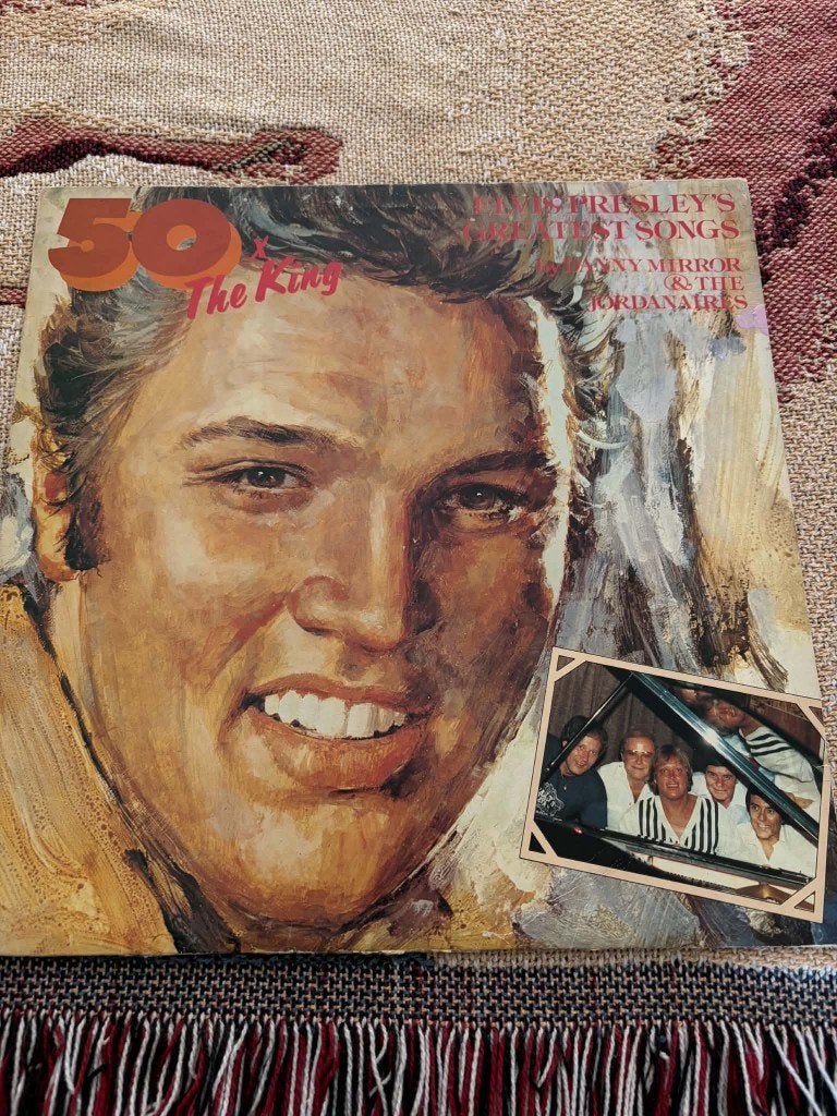 Elvis 50 x the King door Danny Mirror en The Jordanaires., Cd's en Dvd's, LP, Zo goed als nieuw, Rock-'n-roll, Fotohoes