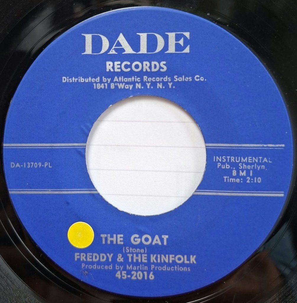 Freddy & Kinfolk - The Goat * Popcorn Oldies *, CD & DVD, Enlèvement ou Envoi, 7 inch, Utilisé, Housse de protection extérieure