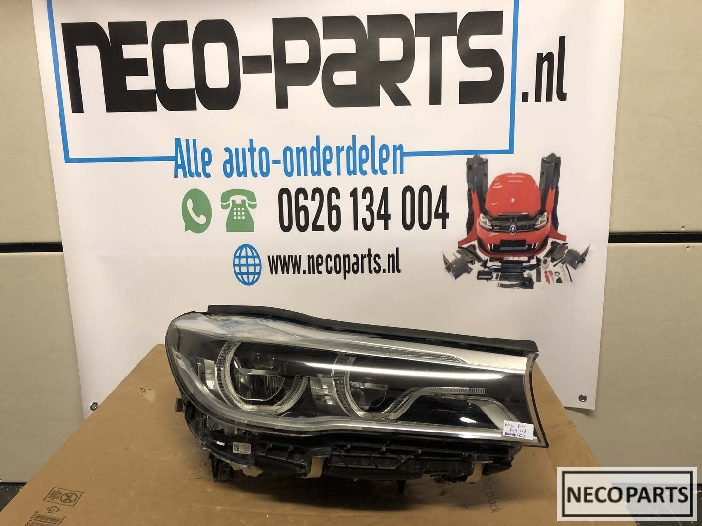 Bmw 7 serie g11 g12 adaptieve led koplamp rechts 7465604-01, Gebruikt, -, -, Ophalen of Verzenden