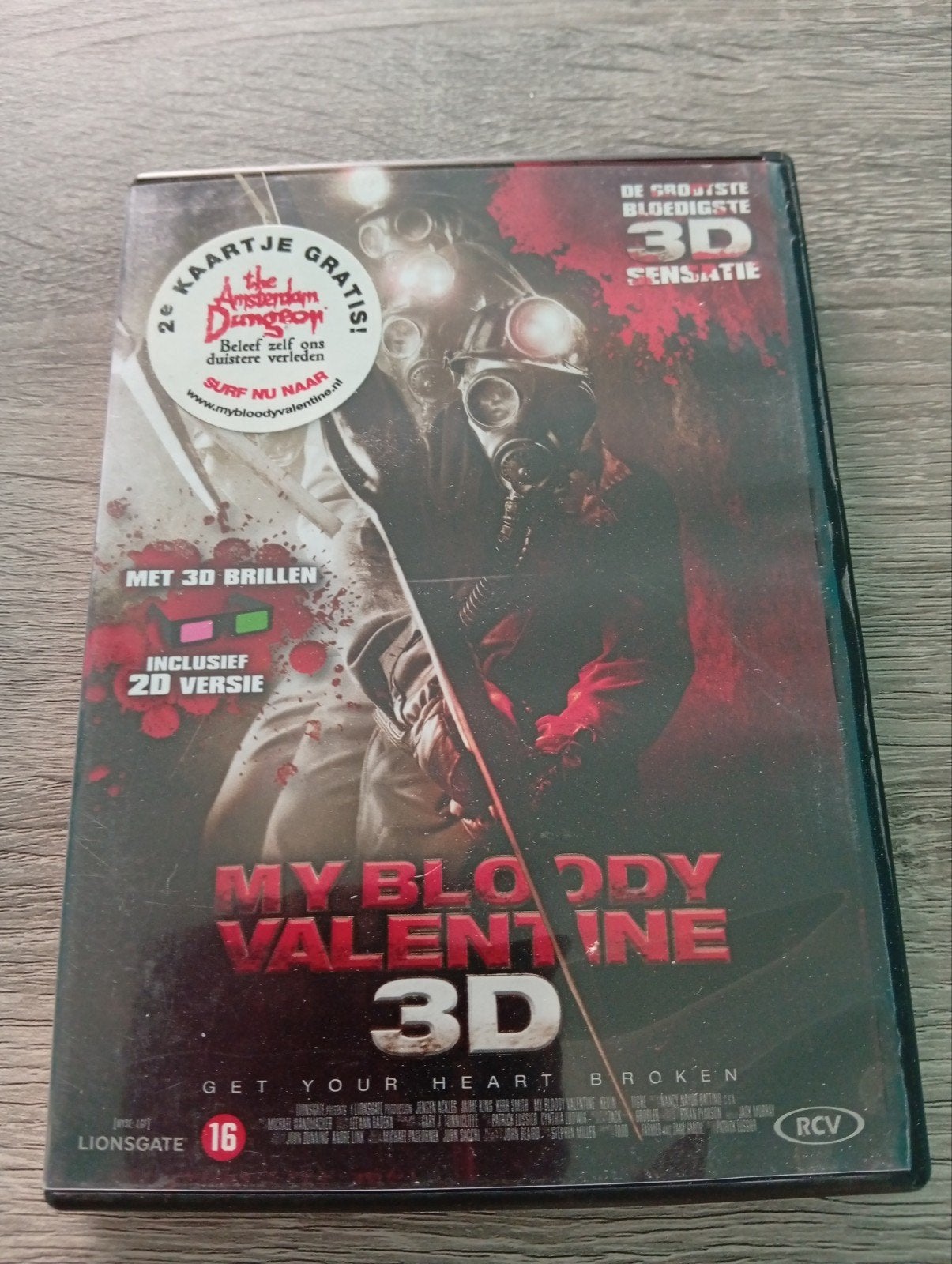 my bloody Valentine 3D horror dvd Patrick lussier, Engels, Vanaf 16 jaar, Nederlands, Ophalen of Verzenden