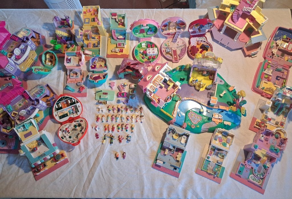 Vintage Polly Pocket-bundel uit de jaren 90!, Ophalen of Verzenden, Gebruikt