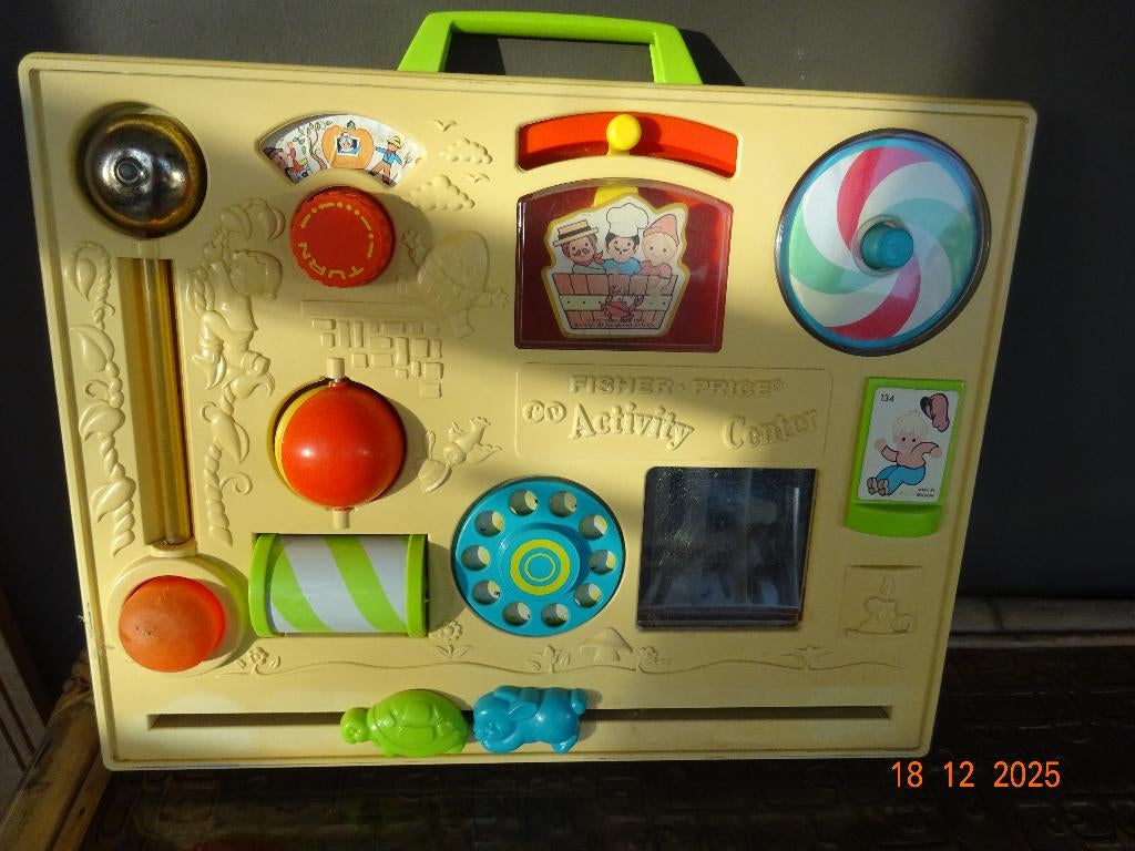 Fisher-Price,allereerste activity *VINTAGE*Bevestiging*, Enlèvement ou Envoi, Utilisé