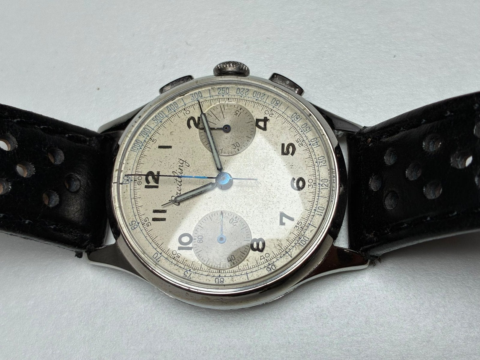 Breitling chronograafhorloge jaar 60, Ophalen of Verzenden, Breitling