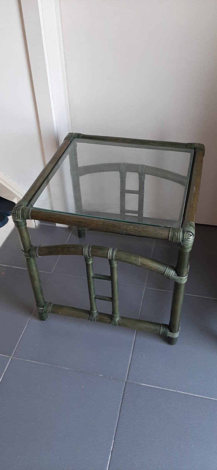 Gratis bamboo salontafel, Ophalen, Gebruikt, Vierkant, Overige houtsoorten