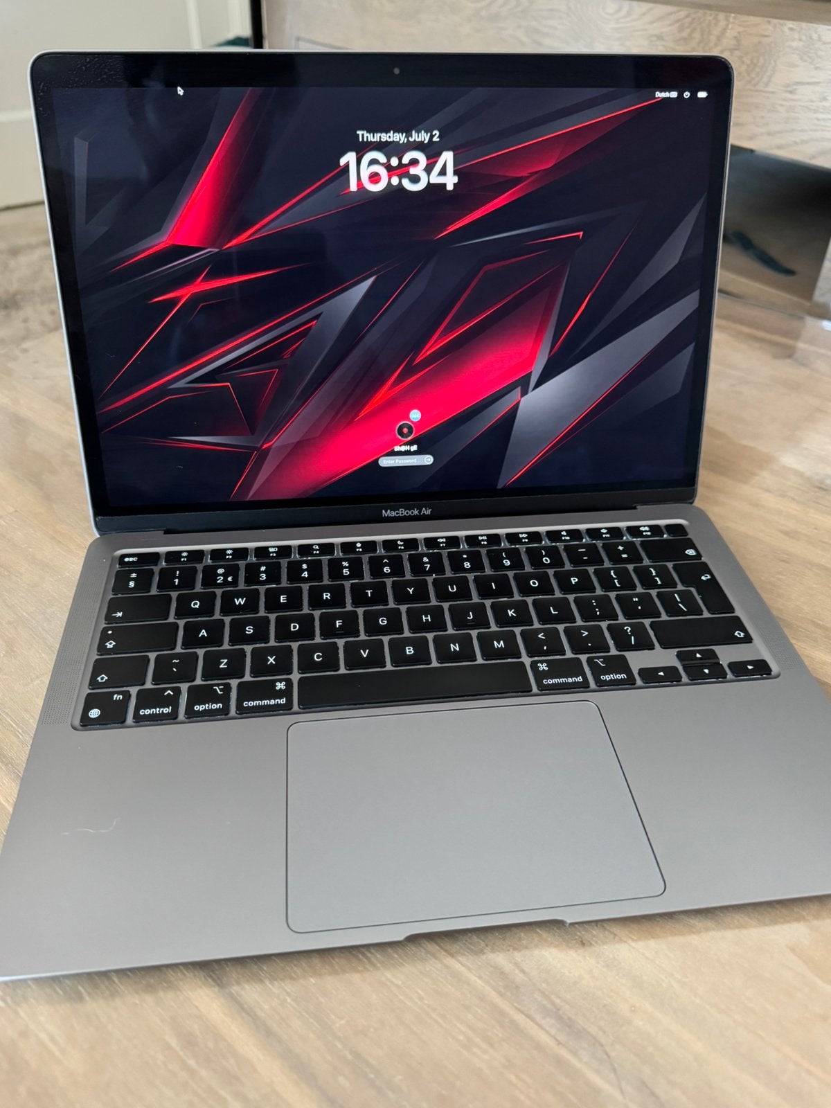 Macbook air 13 inch, 8GB, 256GB, 92% batterij - moet nu weg, Informatique & Logiciels, Apple Macbooks, 256 GB, Comme neuf, MacBook