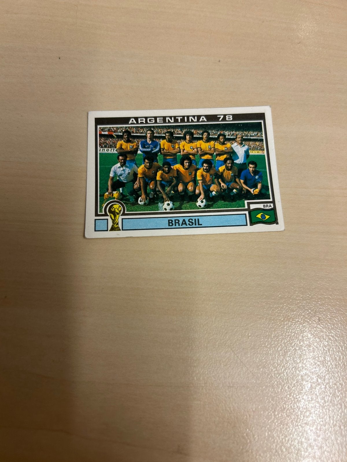 Panini wk 78 Brazilie, Ophalen of Verzenden, Gebruikt, Sticker