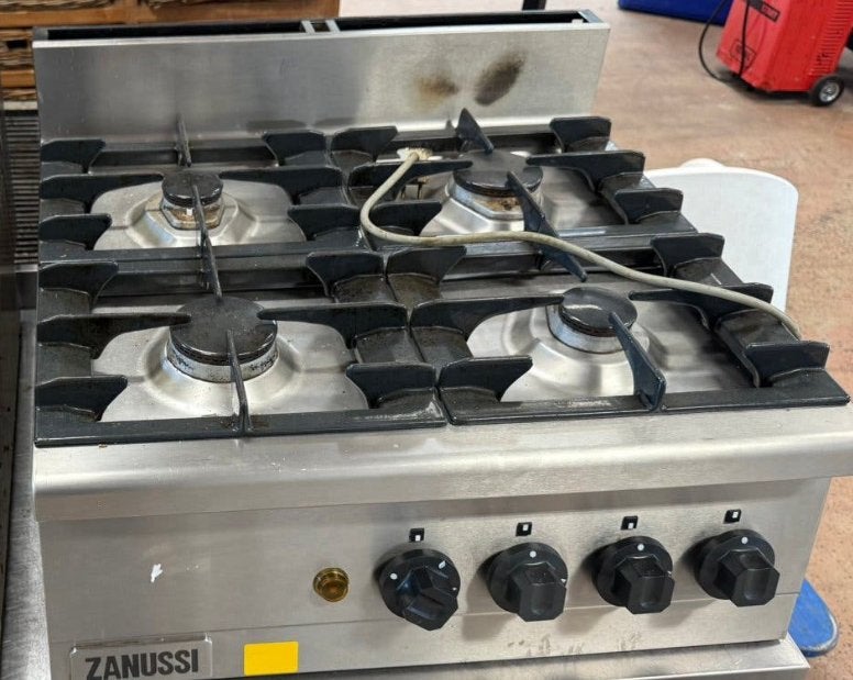 Inox gasvuur zanussi, Ophalen