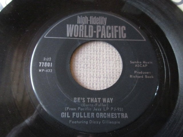 Gil Fuller Orchestra - Be's That Way, Pressage original, Enlèvement ou Envoi, 7 inch, Utilisé