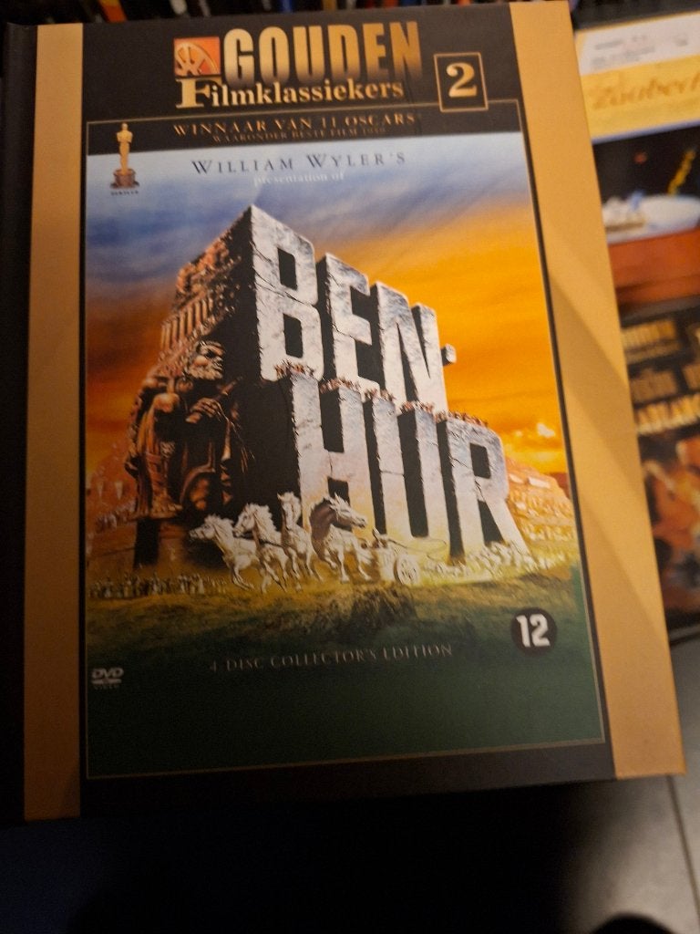 dvd - ben hur - fotoboek + dvd, CD & DVD, Anglais, Avant 1940, À partir de 12 ans, Action et Aventure