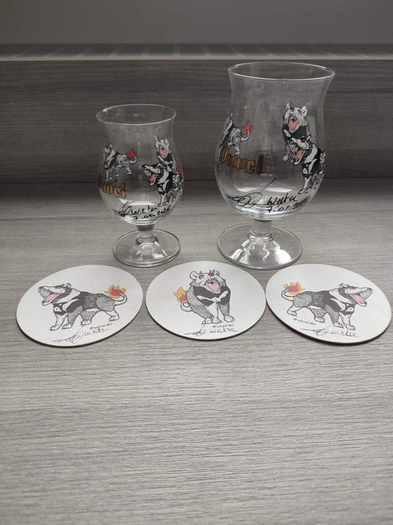 Duvel set 1 ( GESIGNEERD ), Ophalen of Verzenden