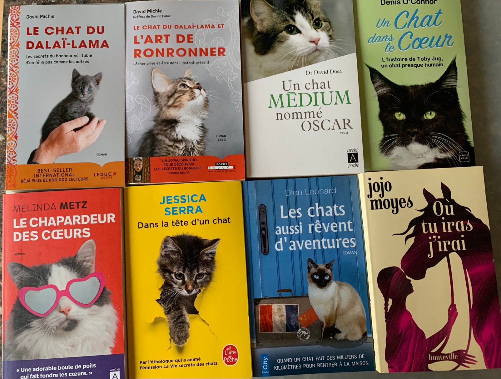 8 beaux livres autour des chats + 1 histoire de cheval, Livres, Enlèvement, Comme neuf