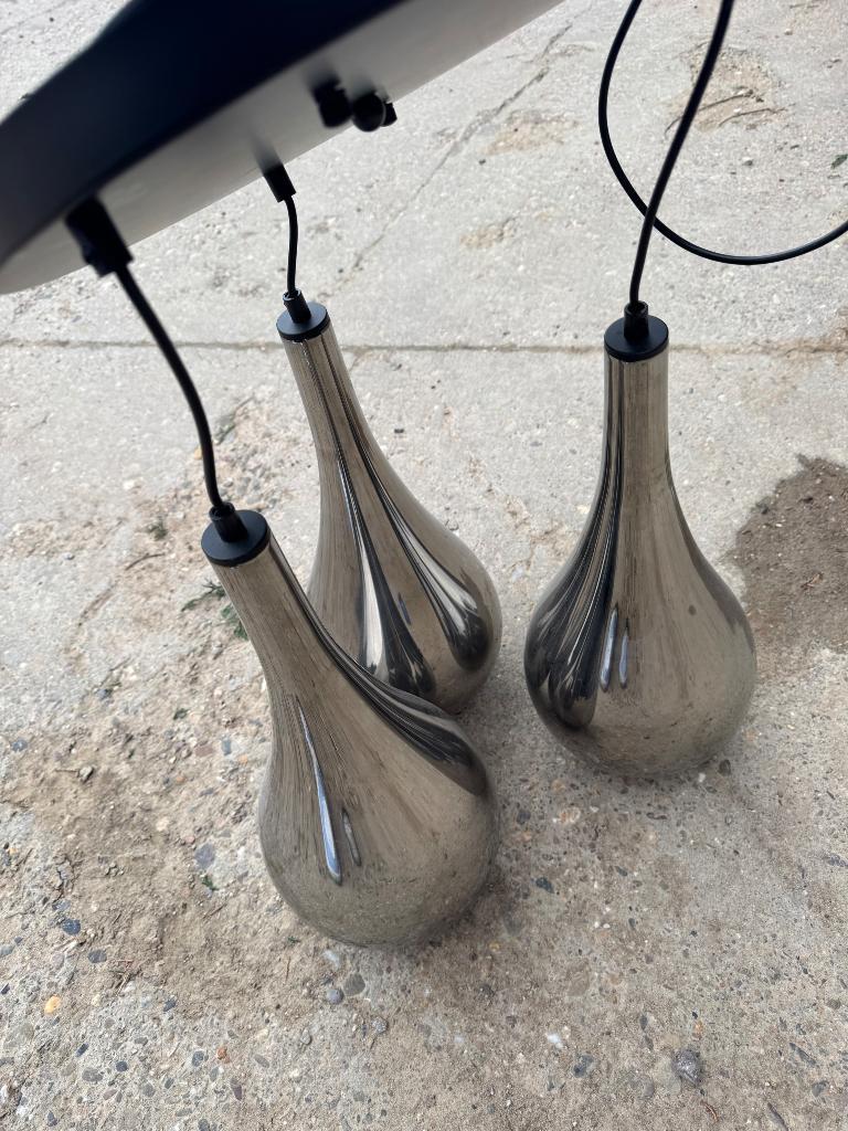 Moderne hanglamp met 3 verlichting, Huis en Inrichting, Ophalen, Nieuw, Glas