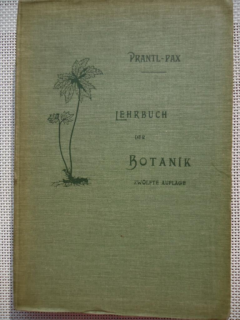 antiquariaat Prantl Pax Ferdin. Prantls Lehrbuch der Botanik, Ophalen of Verzenden
