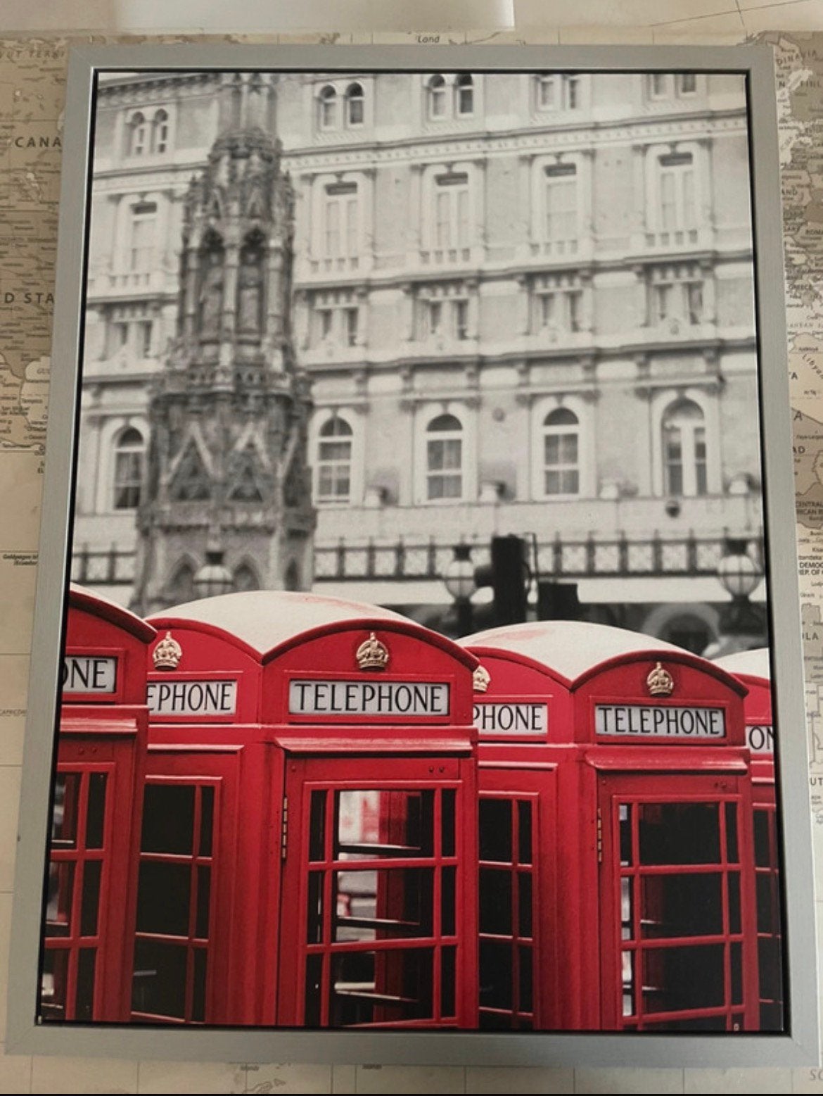 Print op hout Londen, Ophalen, Hout, Print