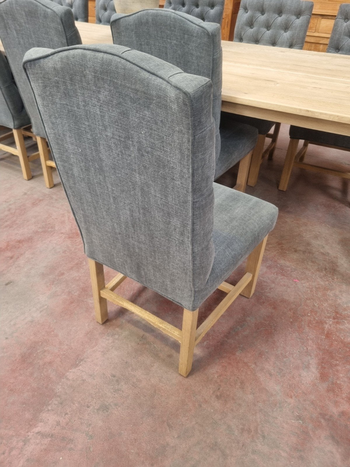 10 landelijke eetkamerstoelen art:, Gris, ., Landelijk, Enlèvement