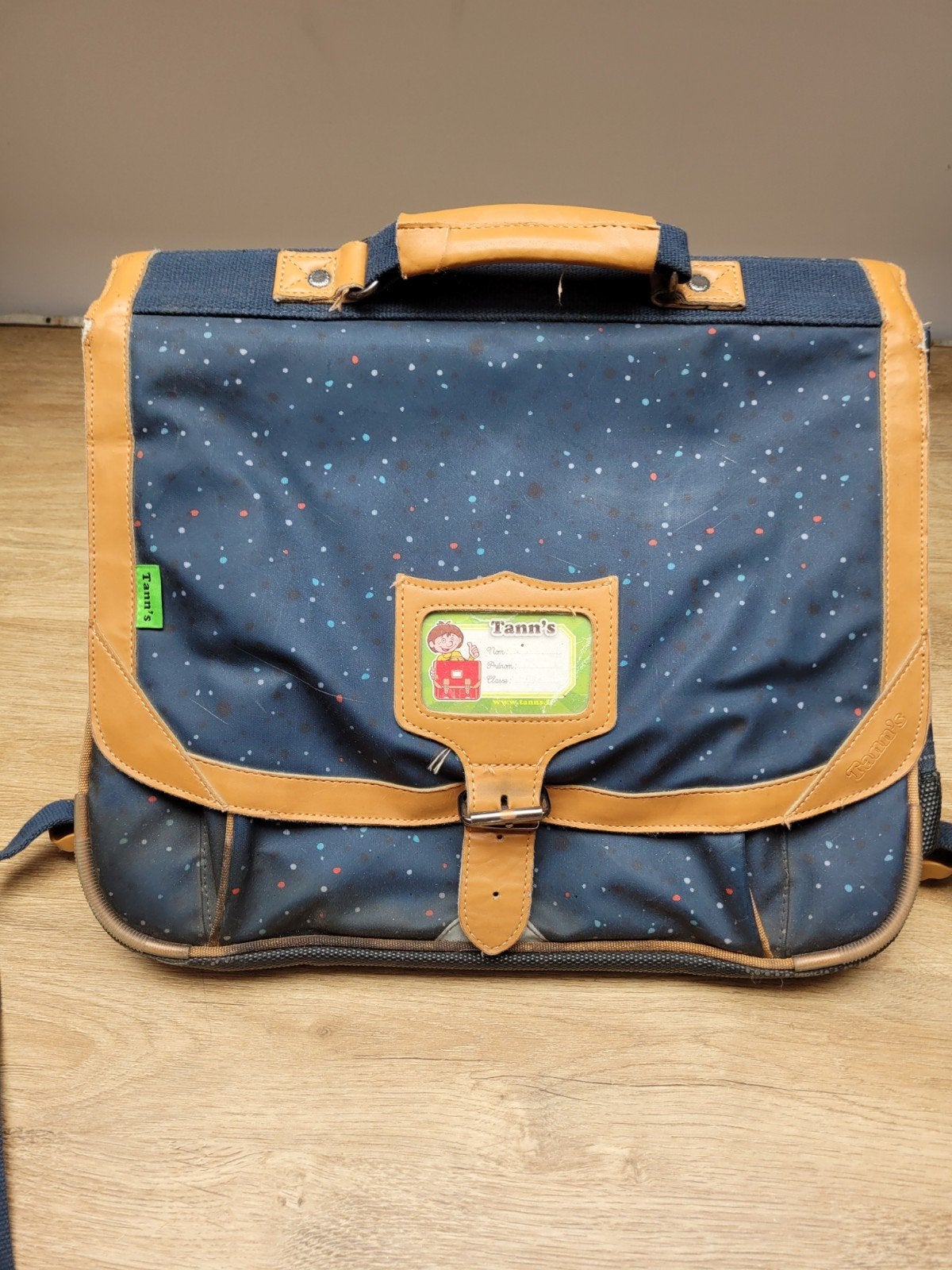 boekentas Tann's, Ophalen, Blauw, Aktetas of Boekentas, 30 tot 40 cm