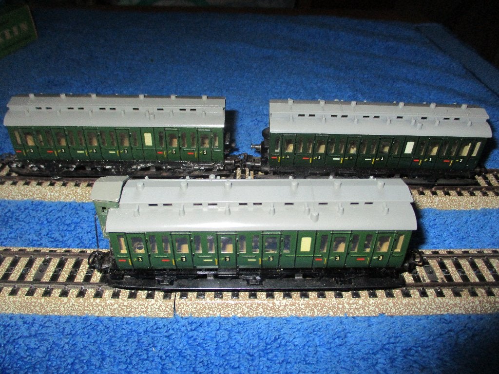 Marklin 3 wagons 3 essieux 3ème classe, Enlèvement ou Envoi, Utilisé, Wagon, Märklin