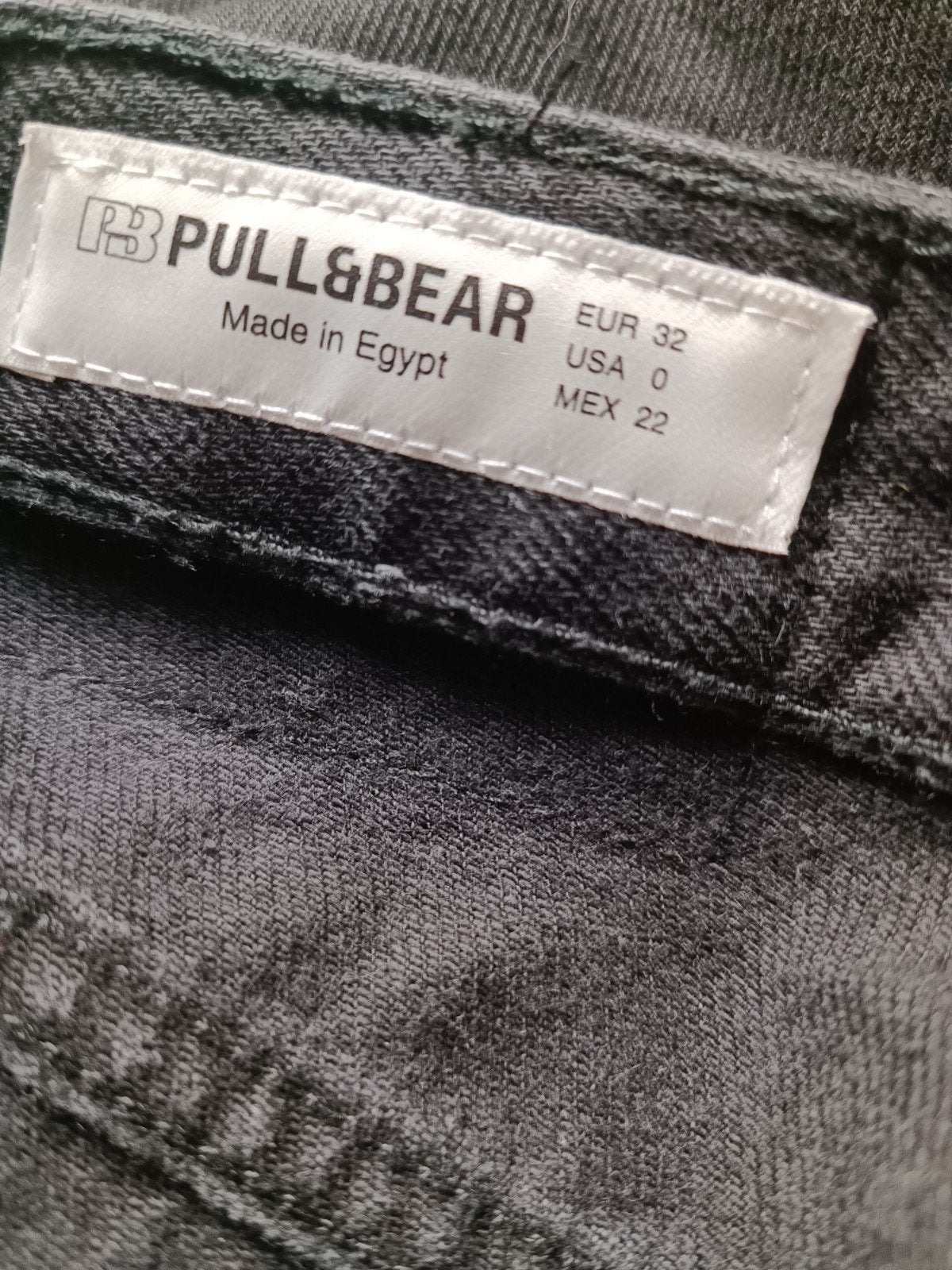 Zwart jeans Pull&Bear maat 32, Ophalen, Zwart