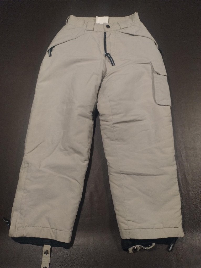 Pantalon de ski gris (taille 128/8 ans), Autres marques, Enlèvement ou Envoi, Comme neuf, Ski