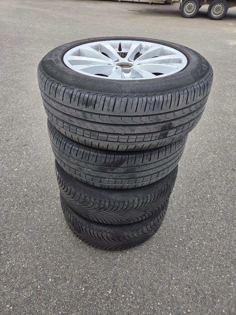 Band en velg, Ophalen, Gebruikt, 17 inch, Winterbanden