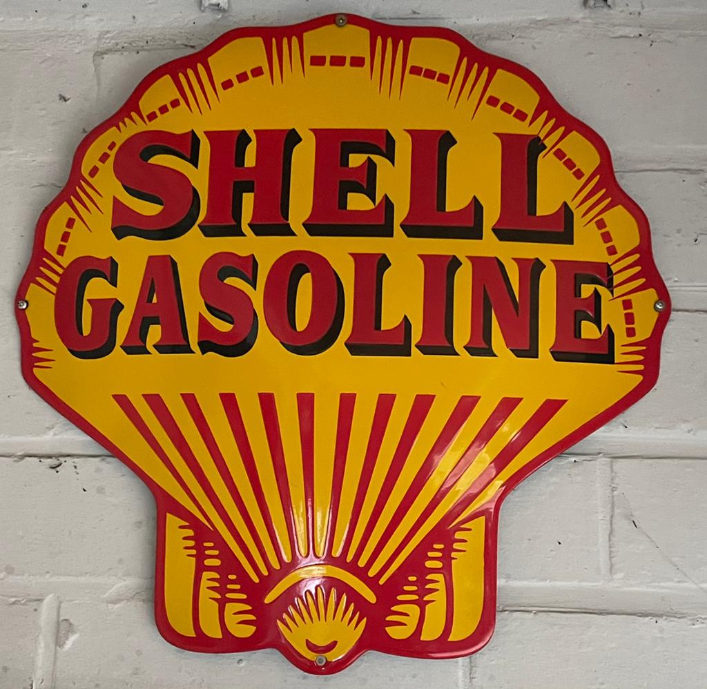 Plakkaat Shell, Verzamelen, Ophalen, Nieuw, Reclamebord