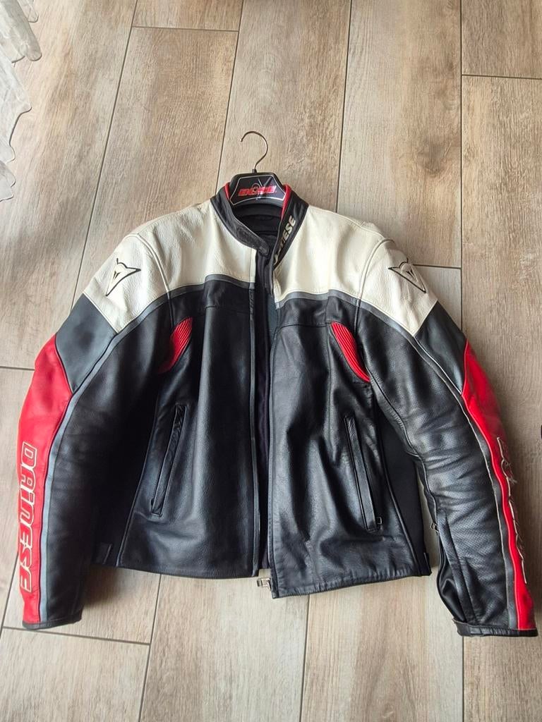 Leren motorjas Dainese maat 54, Motoren, Ophalen