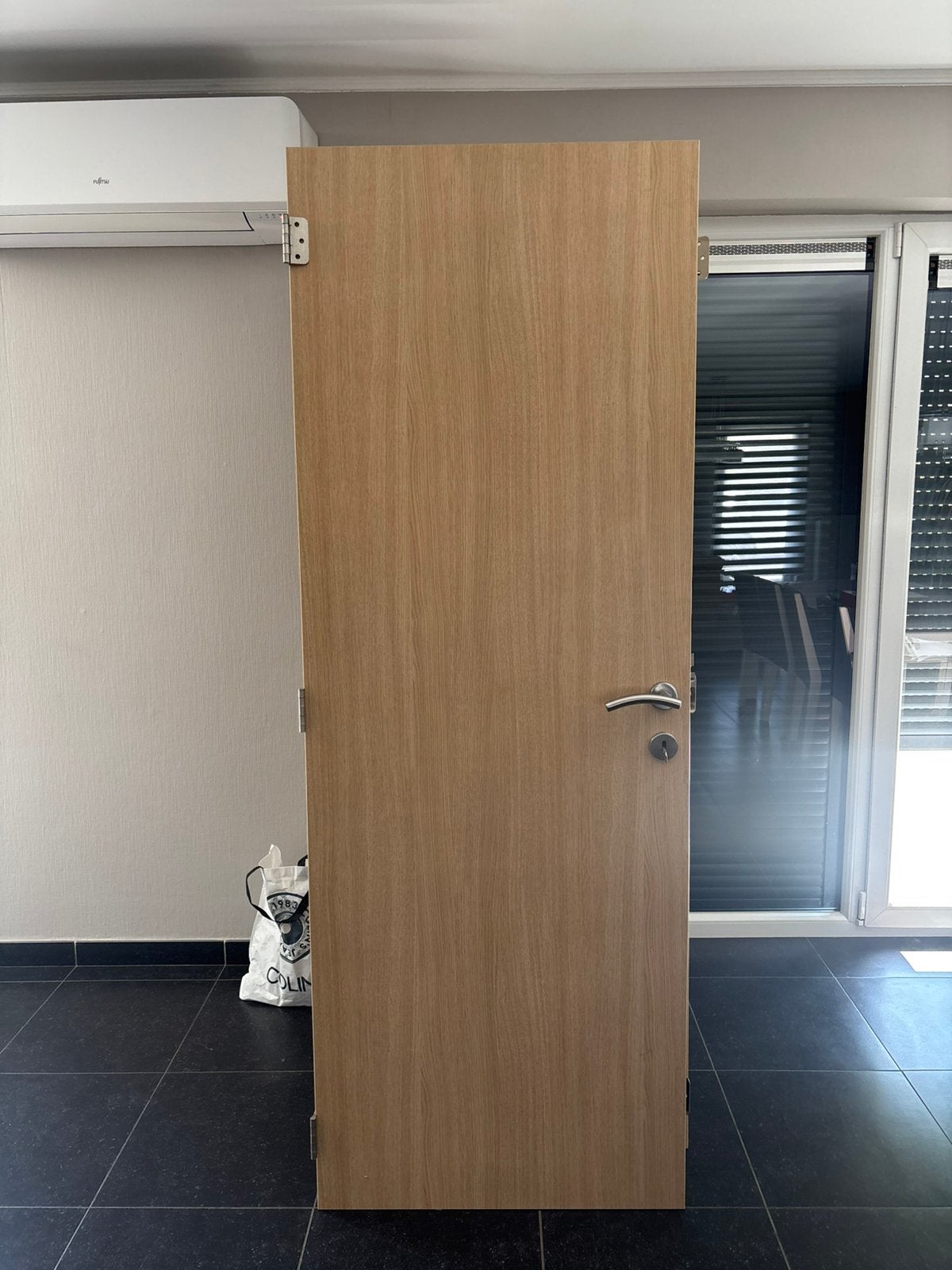 7 Portes + poignées, Doe-het-zelf en Bouw, Deuren en Vliegenramen, Ophalen, Minder dan 80 cm, Binnendeur, Zo goed als nieuw