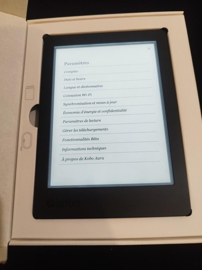 Kobo Aura N236 Liseuse Edition 2 - 6" - 4 Go.wifi.tactile, Informatique & Logiciels, Enlèvement ou Envoi