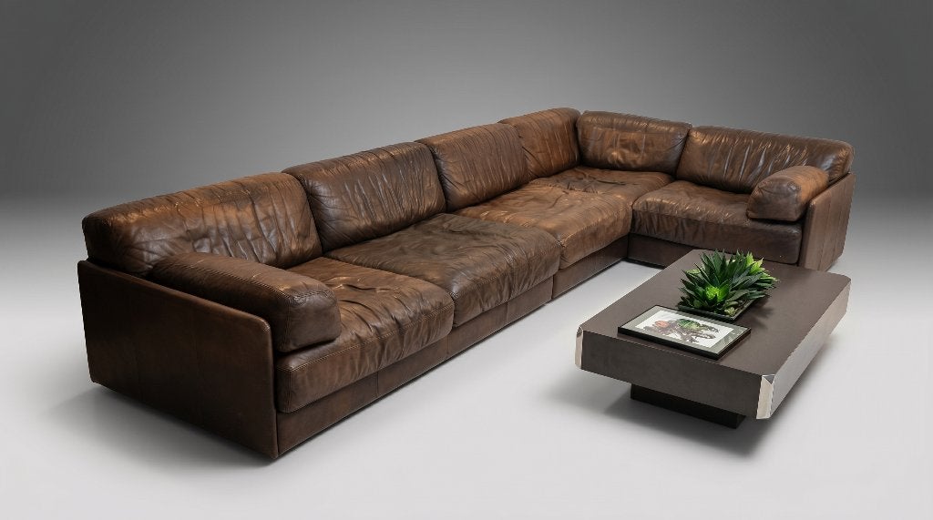 DS76 modulaire sofa van de Sede, Zwitserland,1970s, Huis en Inrichting, Ophalen, Gebruikt
