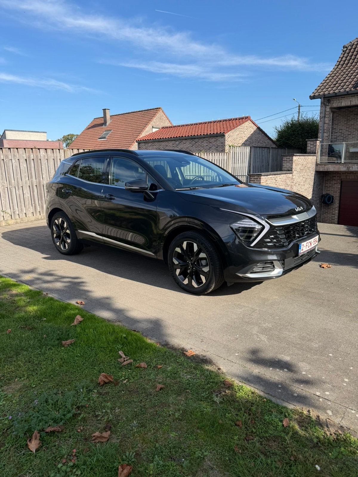 Kia sportage plug-in hybride, Auto's, Automaat, Panoramadak, Zwart, 5 deurs