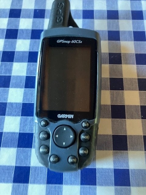Garmin GPS CSx + Handleiding, Ophalen, Gebruikt, Navigatie of Gps